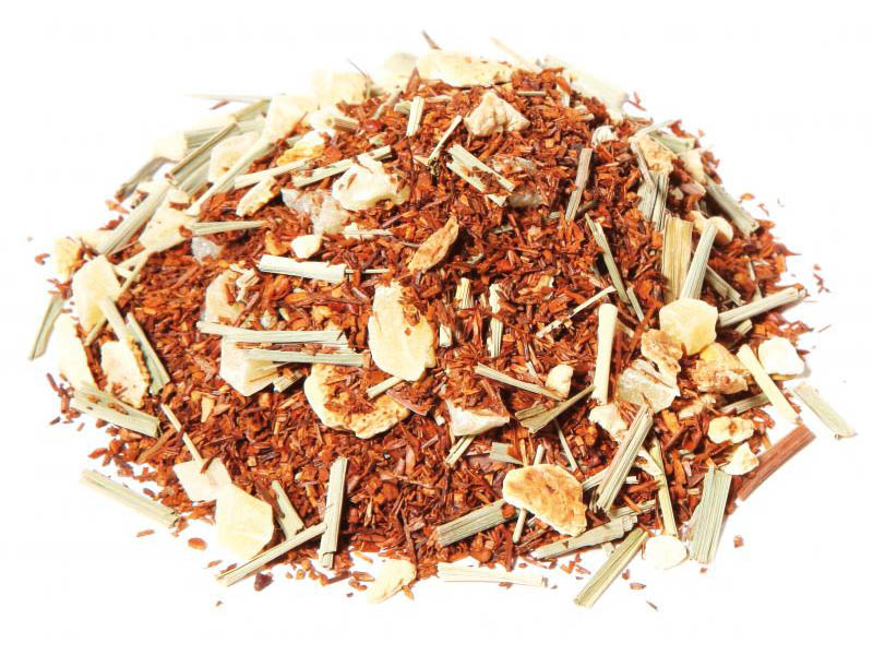 Tè rosso rooibos zenzero-limone aroma naturale