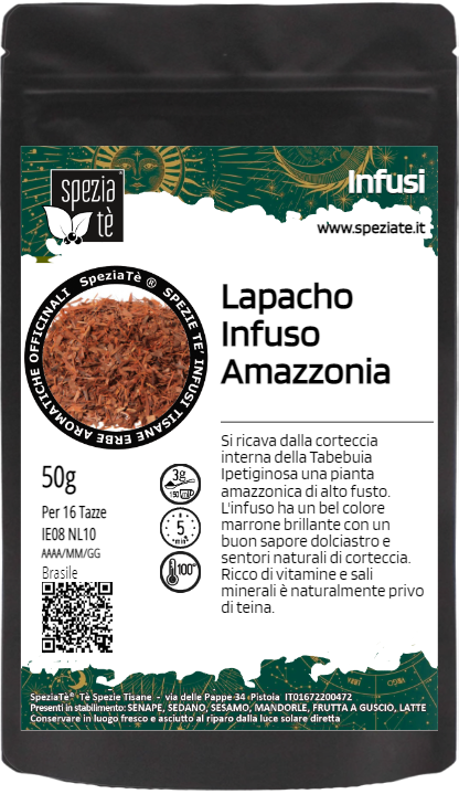 Tè dell'Amazzonia - Lapacho naturale in Busta richiudibile Salva Fragranza