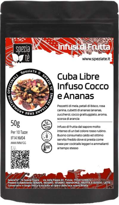 Cuba Libre Infuso Cocco e Ananas in Busta richiudibile Salva Fragranza