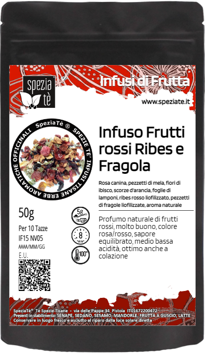 Infuso Frutti rossi Ribes e Fragola O.B. in Busta richiudibile Salva Fragranza