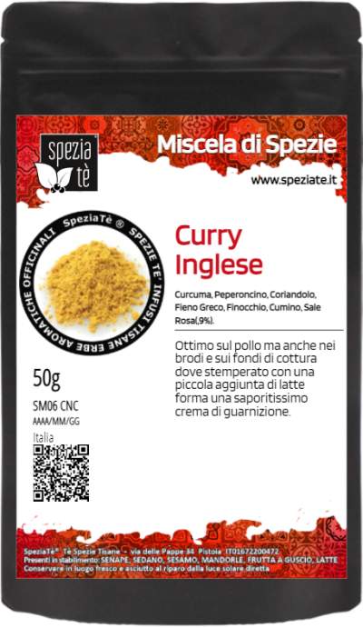 Curry Inglese il curry più classico online in Busta richiudibile Salva Fragranza