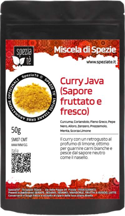 Curry Java (sapore fruttato e rinfrescante) in Busta richiudibile Salva Fragranza