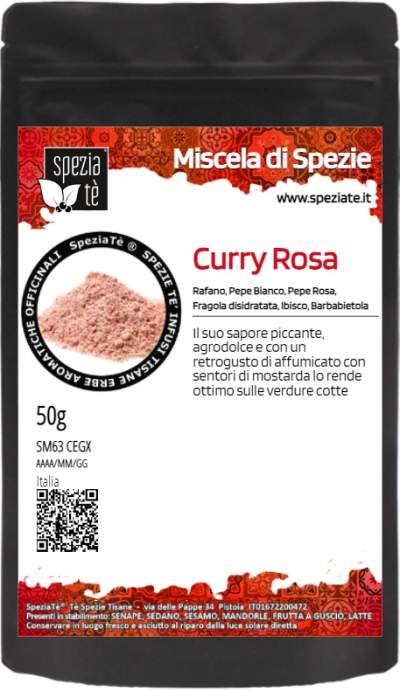 Curry Rosa in Busta richiudibile Salva Fragranza