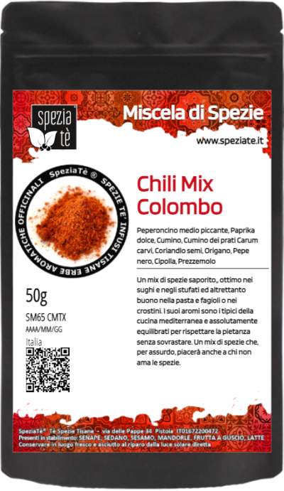 Chili Mix Colombo in Busta richiudibile Salva Fragranza