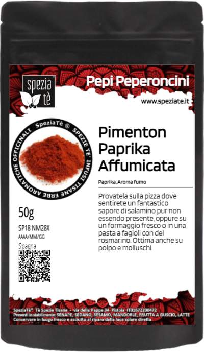 Pimenton de la Vera (paprika affumicata) in Busta richiudibile Salva Fragranza