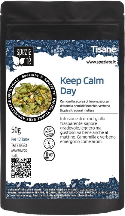 Tisana rilassante Keep Calm Day in Busta richiudibile Salva Fragranza
