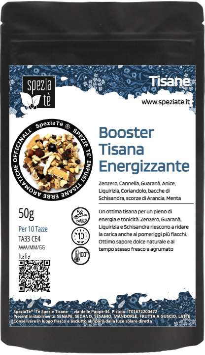 Booster Tisana Energizzante in Busta richiudibile Salva Fragranza