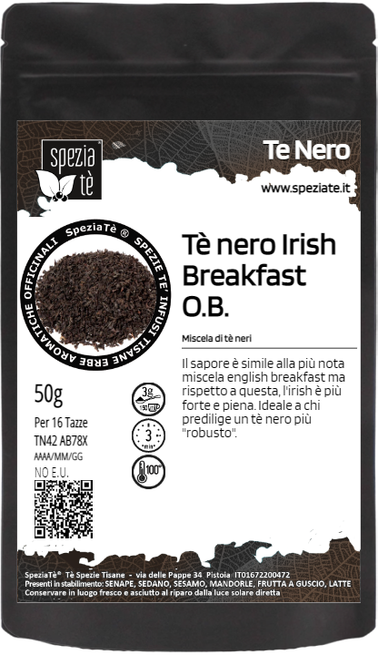 Tè nero Irish Breakfast in Busta richiudibile Salva Fragranza