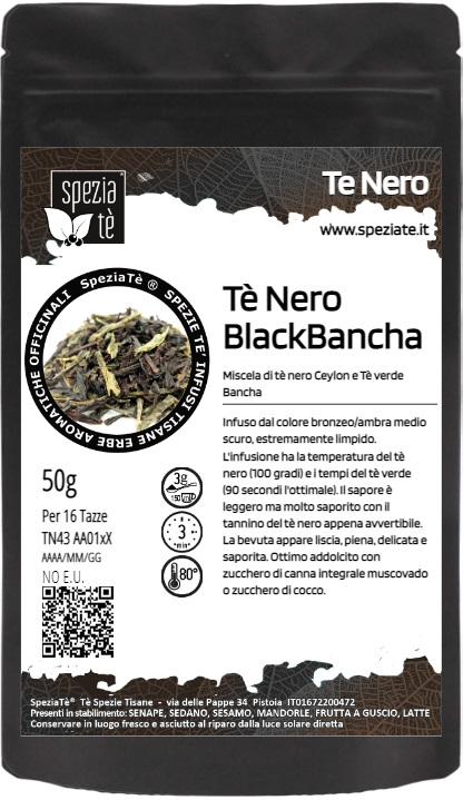 Tè Nero Black Bancha in Busta richiudibile Salva Fragranza