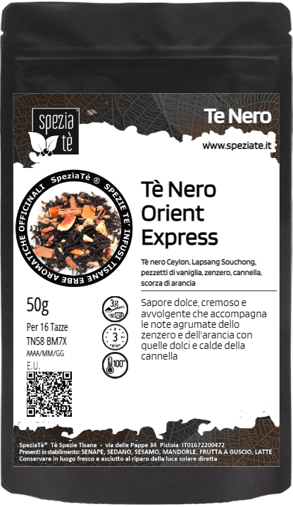  Tè Nero Orient Express in Busta richiudibile Salva Fragranza