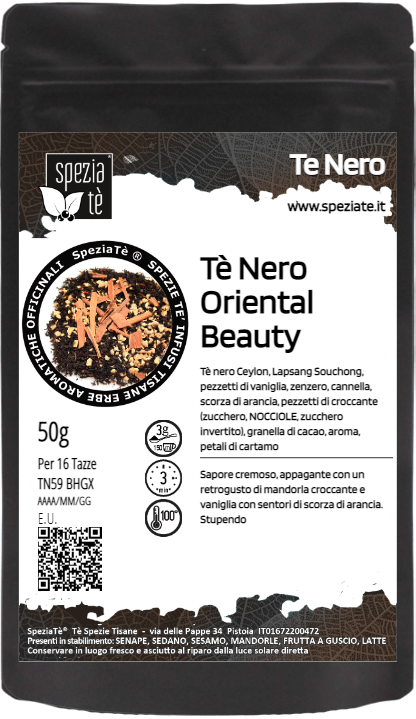 Tè Nero Oriental Beauty in Busta richiudibile Salva Fragranza
