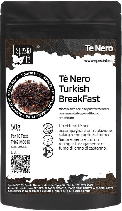 Tè nero Turkish Breakfast in Busta richiudibile Salva Fragranza