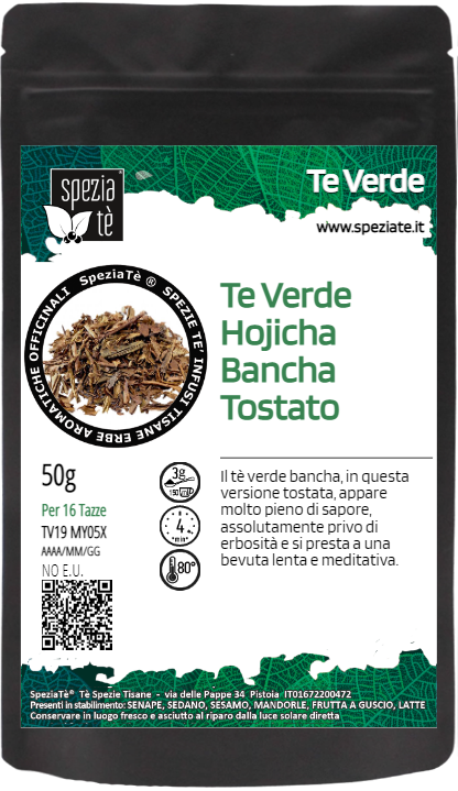 Tè Verde Hojicha Bancha Tostato in Busta richiudibile Salva Fragranza