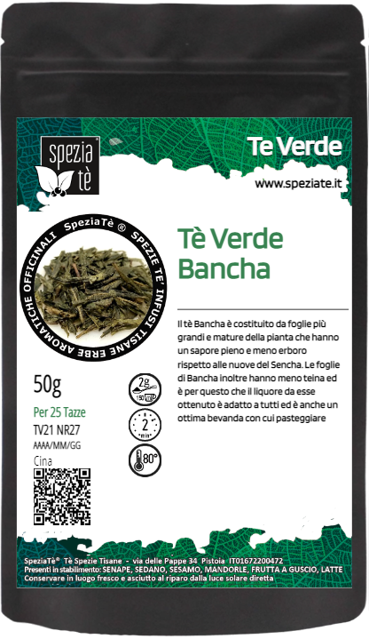 Tè Verde Bancha in Busta richiudibile Salva Fragranza